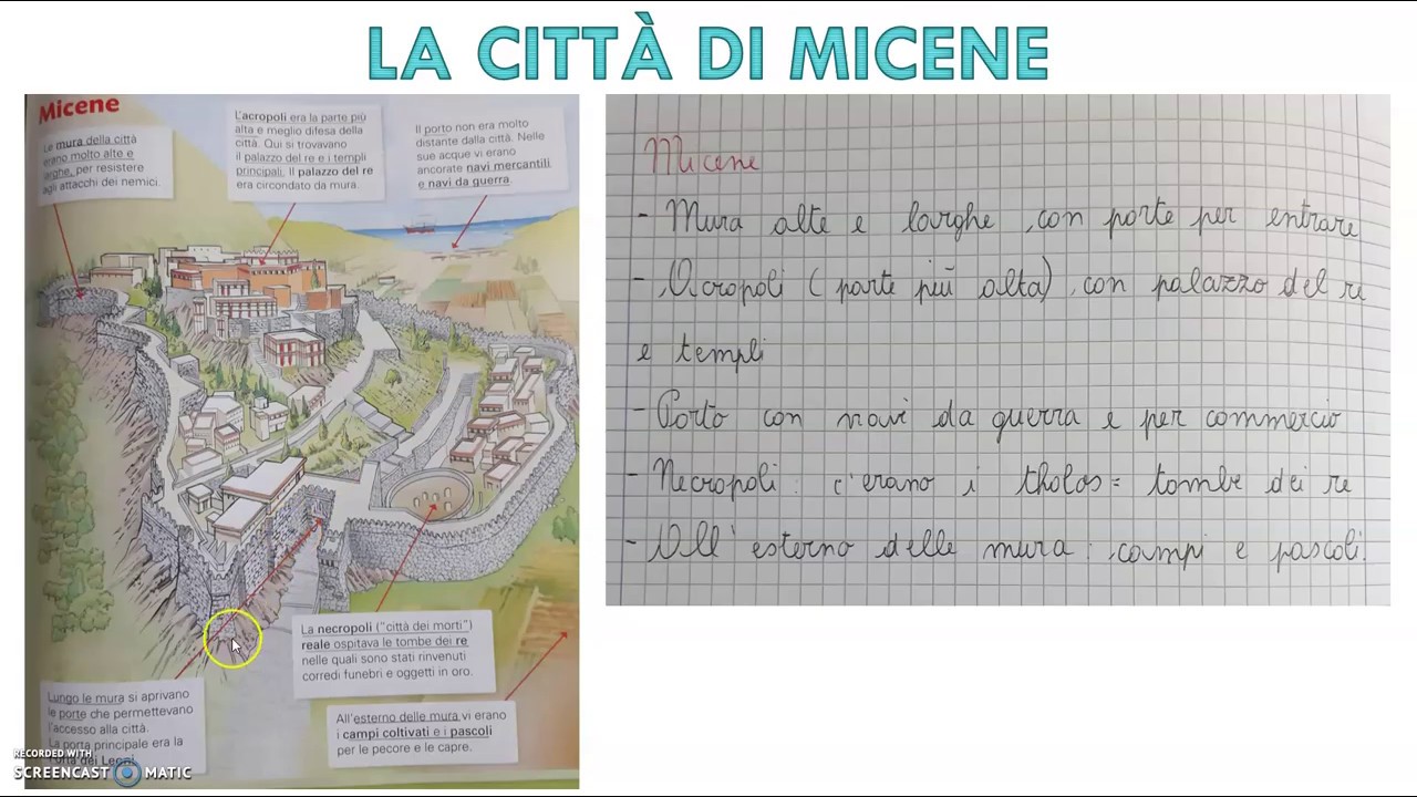 I Micenei - storia classe quarta