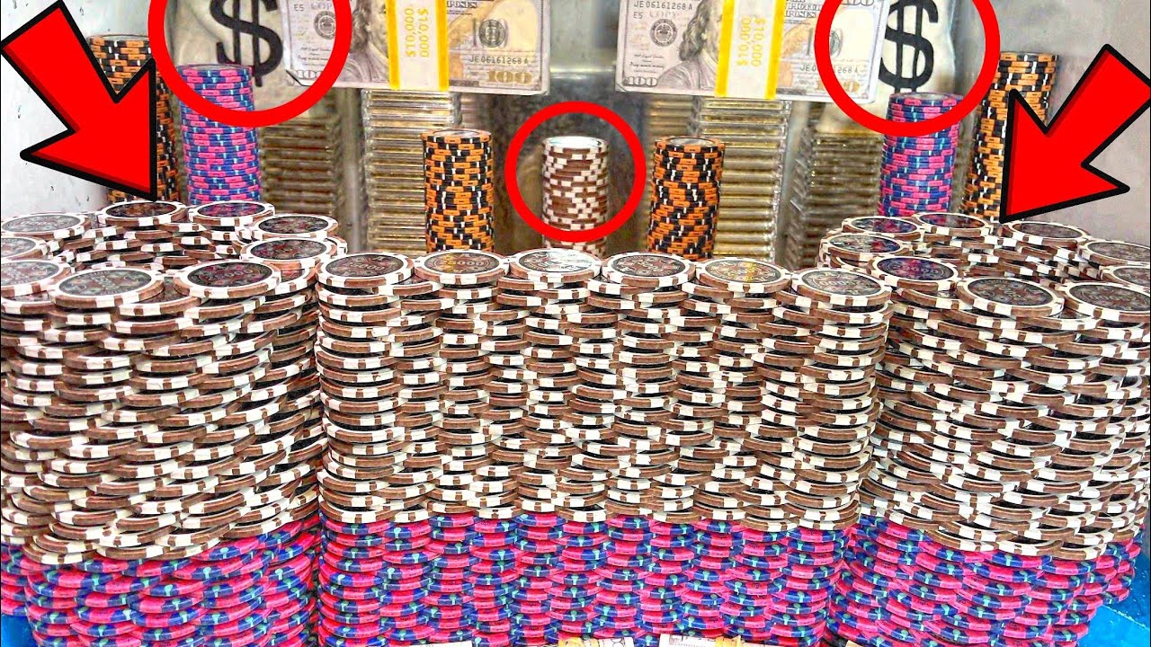 WORLD’S “BIGGEST” POKER CHIP CASTLE CRASH! HIGH LIMIT COIN PUSHER MEGA MONEY JACKPOT!