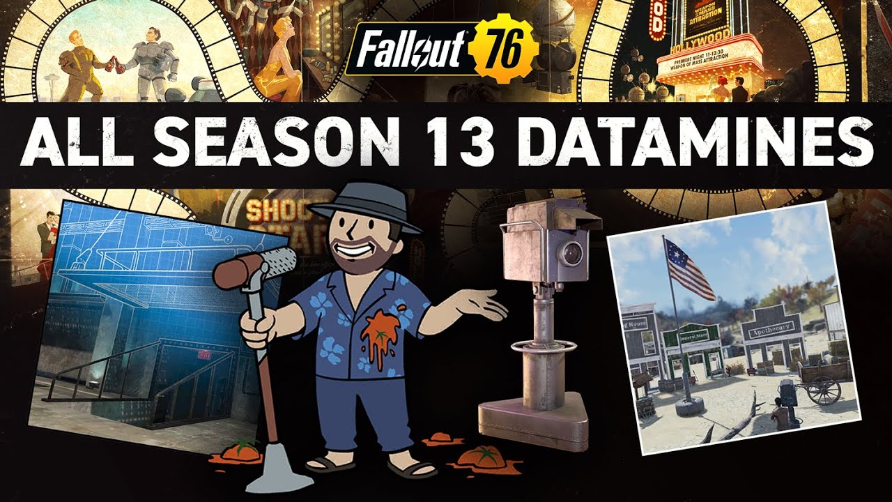 ALL DATAMINED REWARDS for Season 13: Shoot for the Stars - Fallout 76