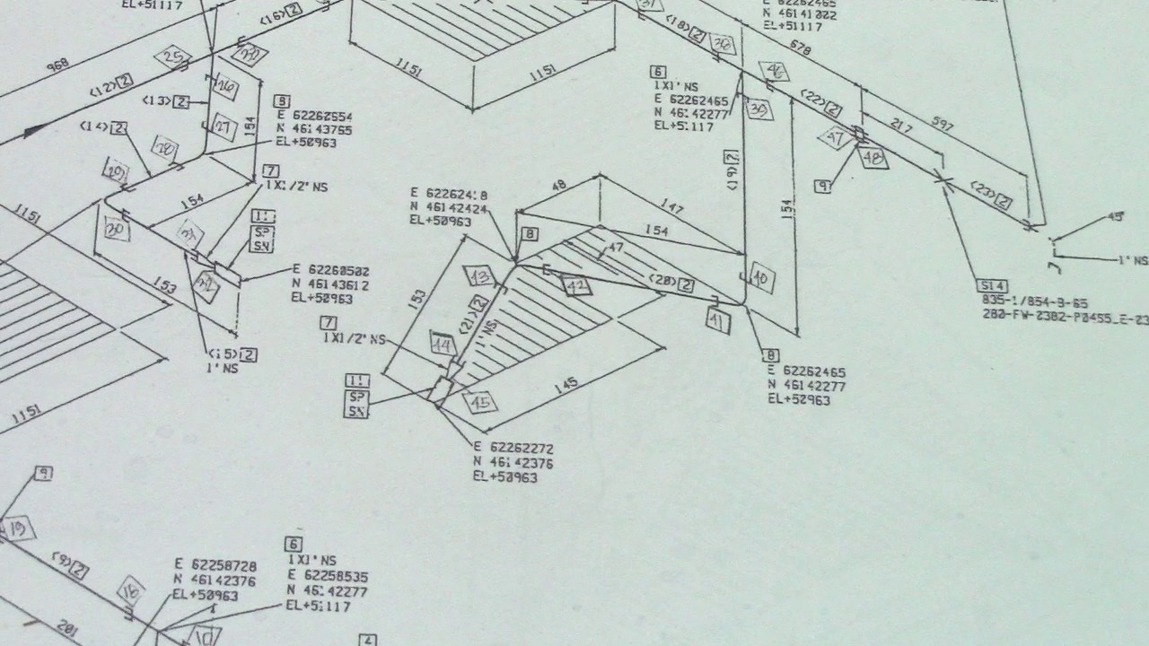 How to Determined Vertical and Horizontal Shadow and with Slope in Isometric Drawing