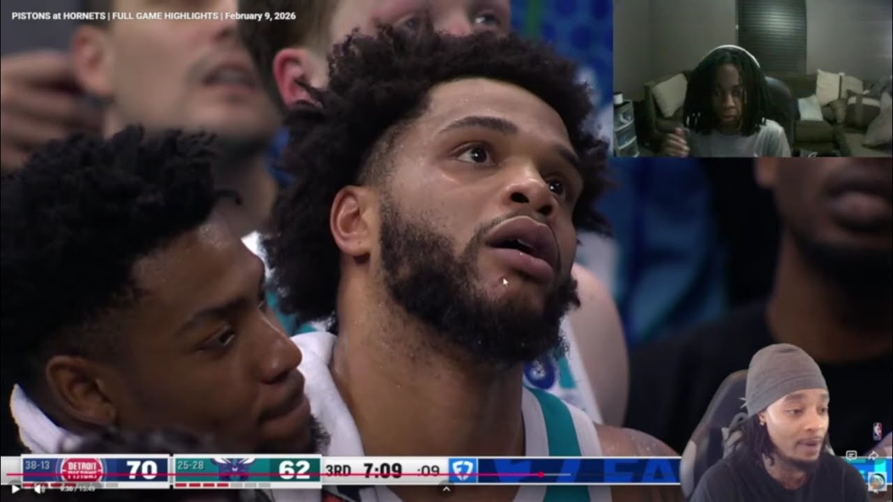 Flight reacts to detroit FIGHT aginst charlotte OMGGGGG........