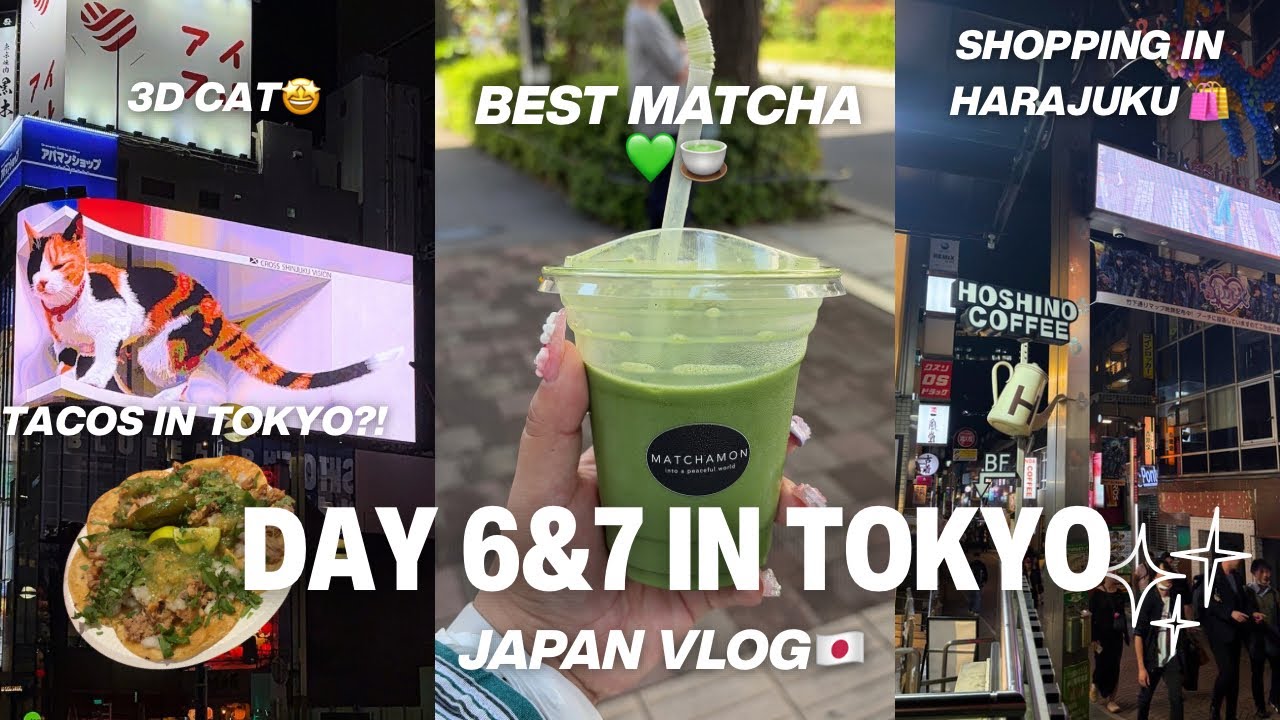 Шоппинг в Синдзюку и Харадзюку 🛍️ Лучшая матча и тако в Токио?!?🤤🍵