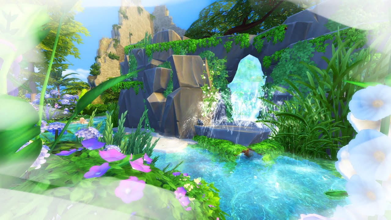 The Sims 4 Building // Calypso's Island Cave