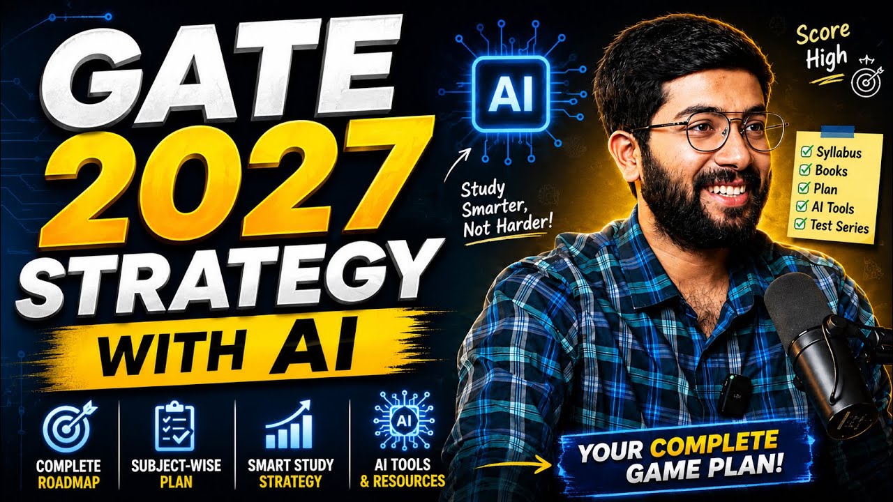 [A-Z] GATE 2027 Strategy with AI | Telugu | Vamsi Bhavani