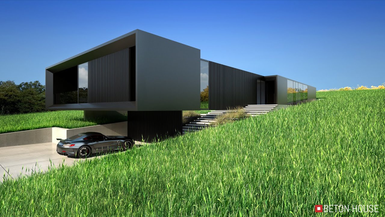 CARBON HOUSE  Prezentacja // Projekt Architekt Hanna i Seweryn Nogalski Beton House