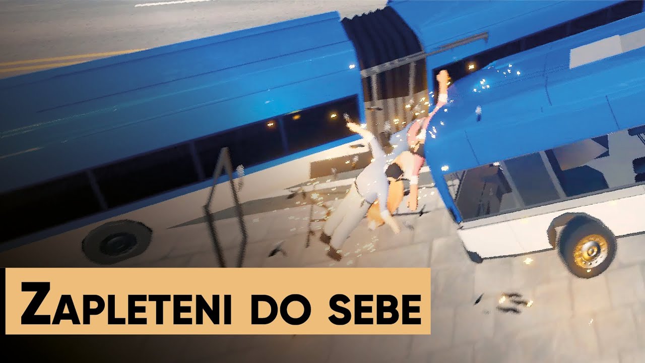 Hrajeme s Lůkem Snakeybus a jsme zapleteni do sebe