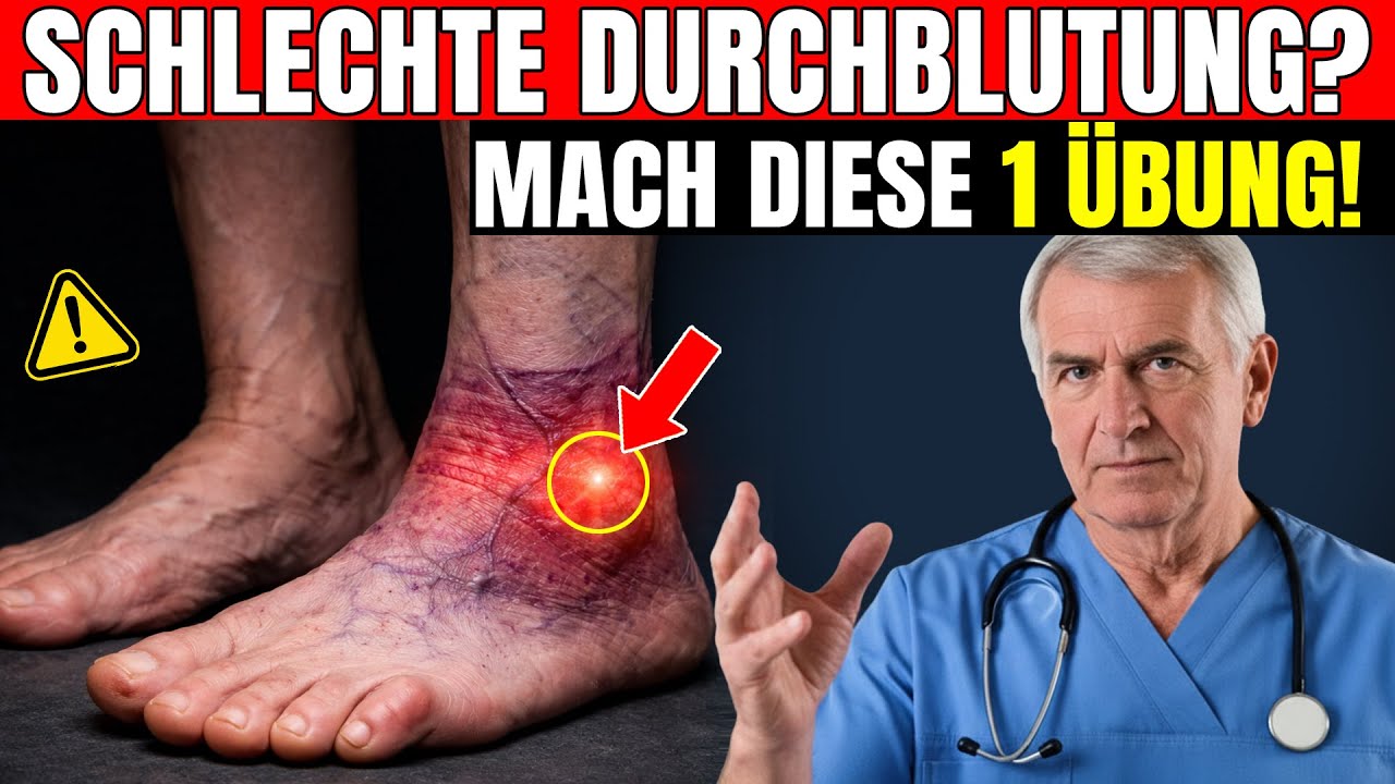 Chirurg ENTHÜLLT: Machen Sie DIESE 1 Übung gegen schlechte Durchblutung in den Beinen – ab 60