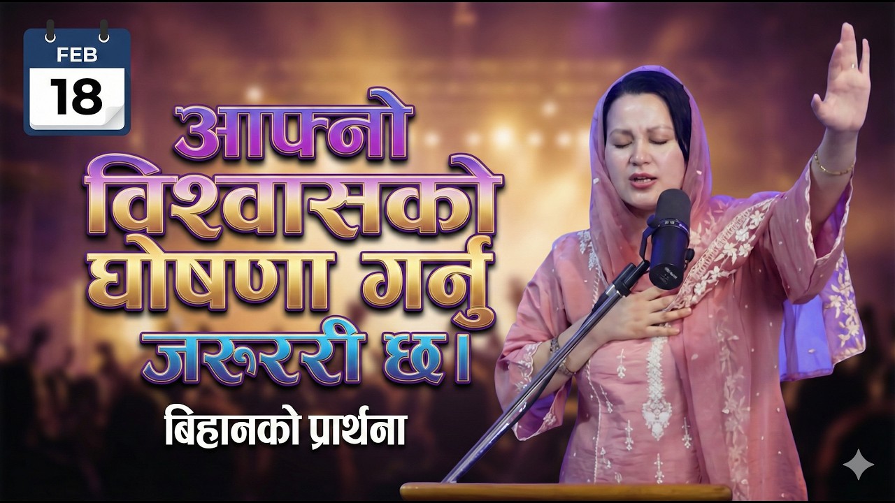 बिहानको प्रार्थना || आफ्नो विश्वासको घोषणा गर्नु जरुरी छ। - Pratima Bashyal