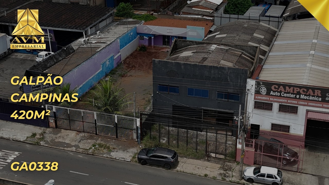 Galpão para alugar em Campinas 420 m² - GA0338