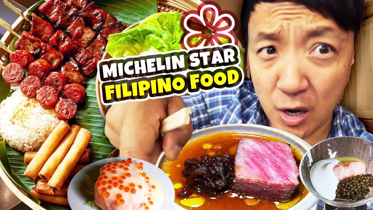 The ONLY Michelin Star FILIPINO RESTAURANT in THE WORLD! 13 Course FILIPINO FEAST