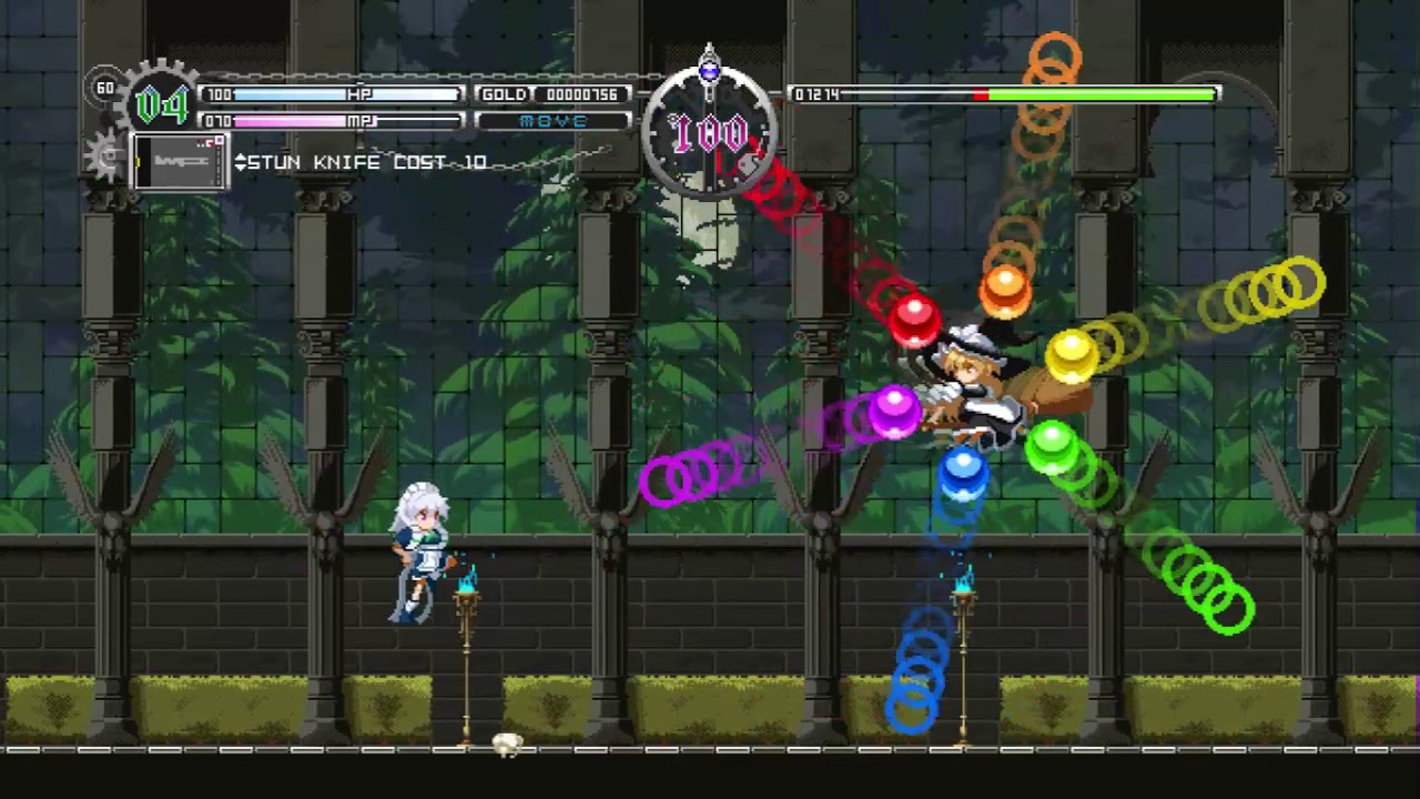Touhou Luna Nights - Marisa Boss Fight (No Damage / No Time Stop / No Skills)