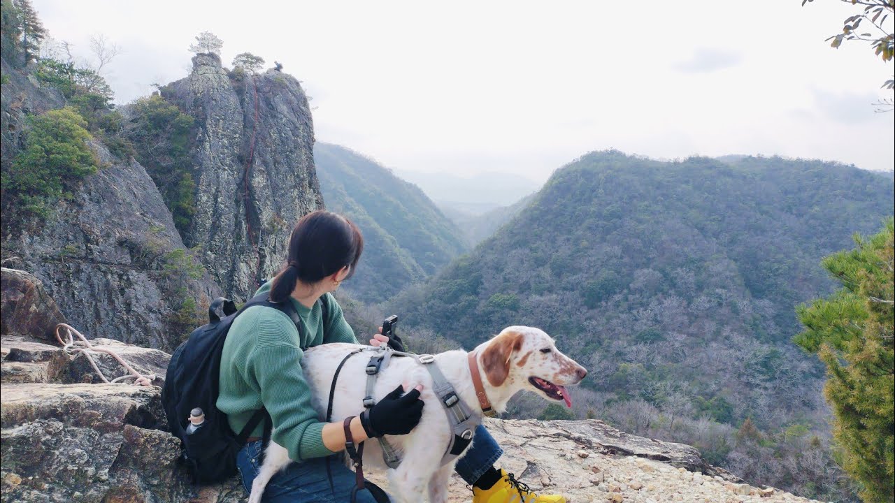 【冬の百丈岩登山】過去一番に手強い岩場を越えると最高の景色が！✨ 2025年の目標だった百丈岩登山を達成しました😊👍 兵庫県神戸市