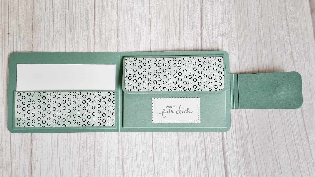Tutorial Geldbeutel mit Stampin`Up! Produkten/ Geld originell verpacken/ Gutscheinverpackung