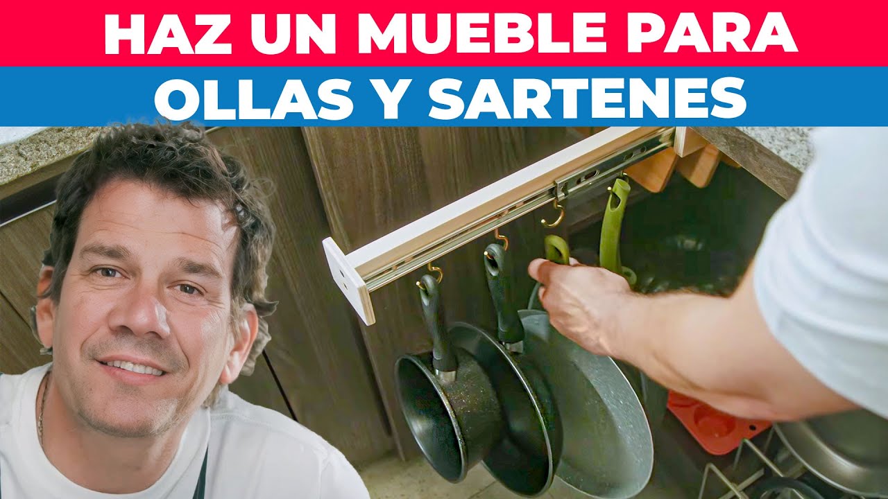 Cómo hacer un mueble para ollas y sartenes