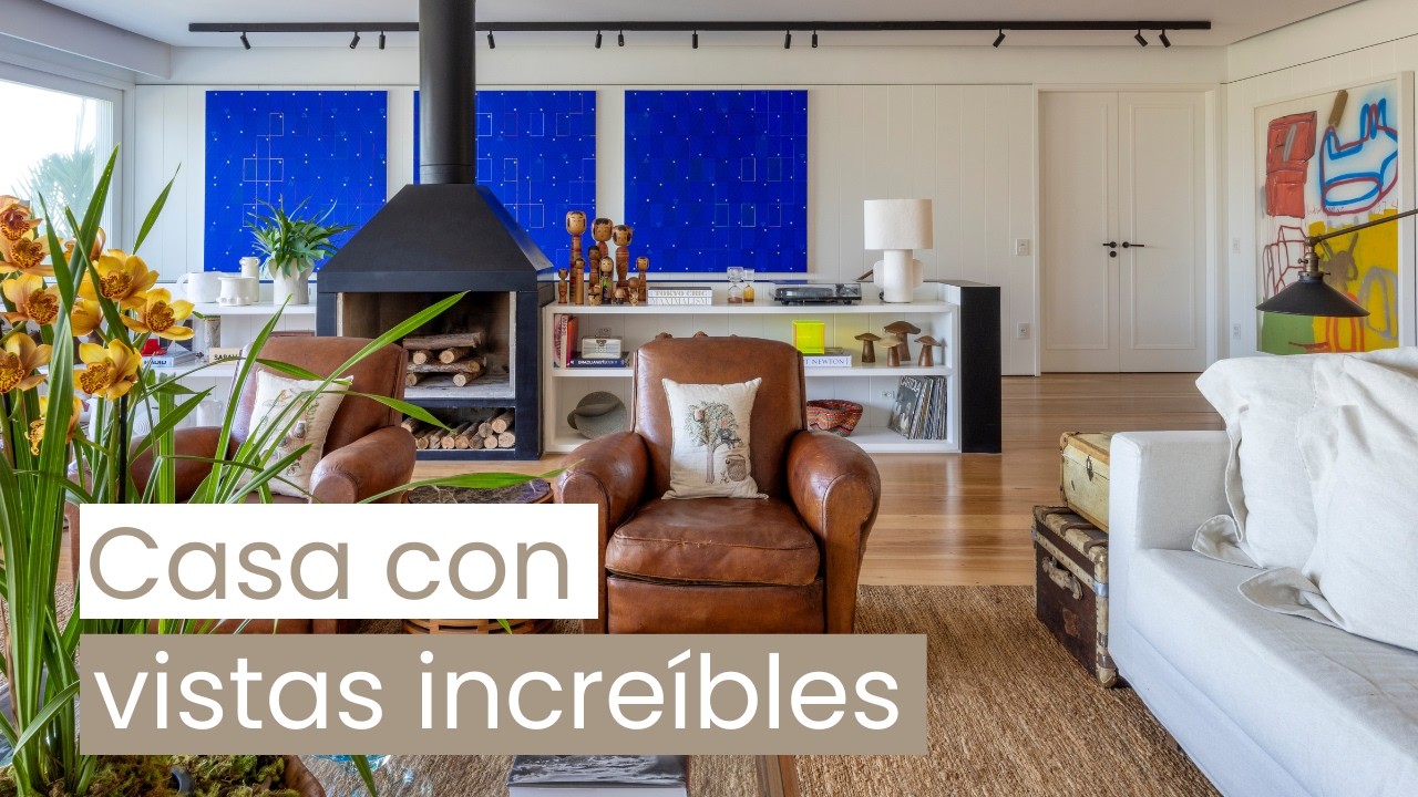 Una Casa que Mezcla Diseño, Arte y Vistas Increíbles