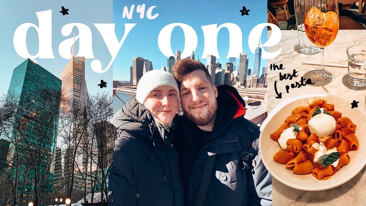 a day in my life (nyc edition) brooklyn bridge + the best dinner spot | new york travel vlog day 1