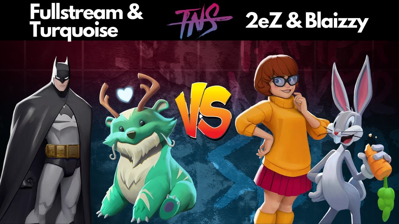 FullStream/Turquoise (Batman/Reindog) vs 2eZ/Blaizzy (Velma/Bugs Bunny) - MultiVersus 2v2 TOP 8