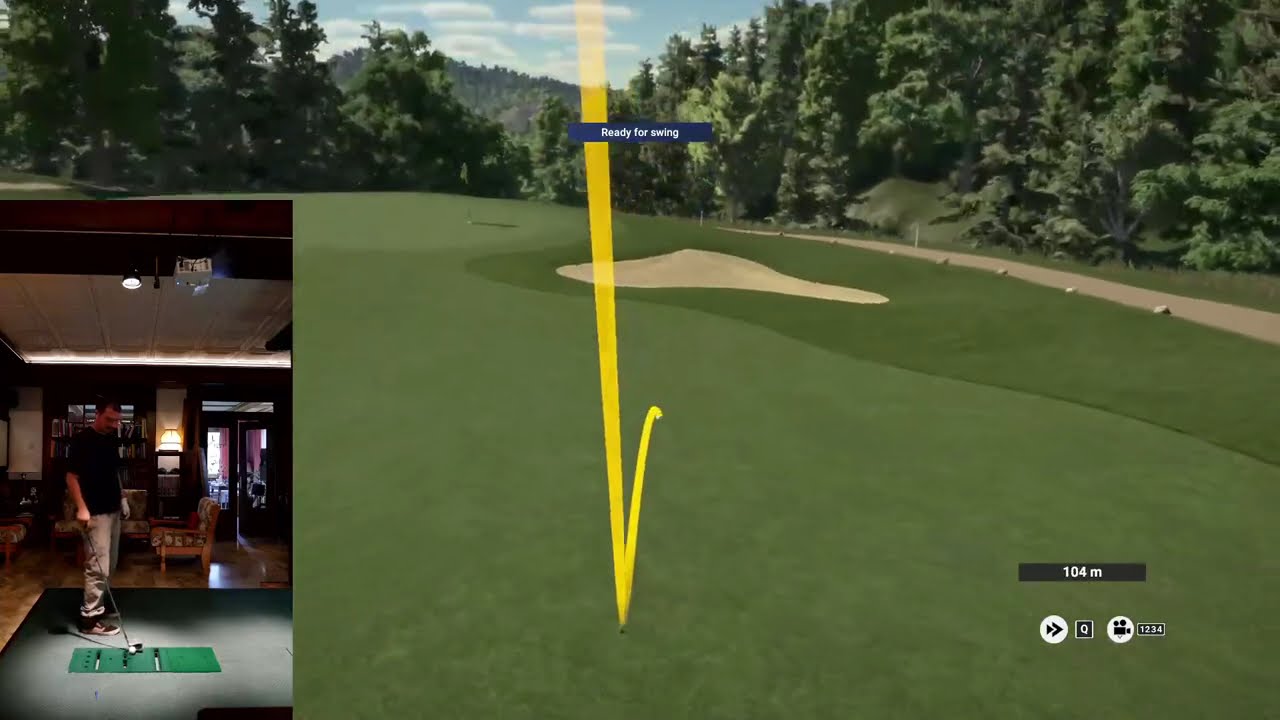 Rech-Hof Golf Sim Folgaria second 9 holes