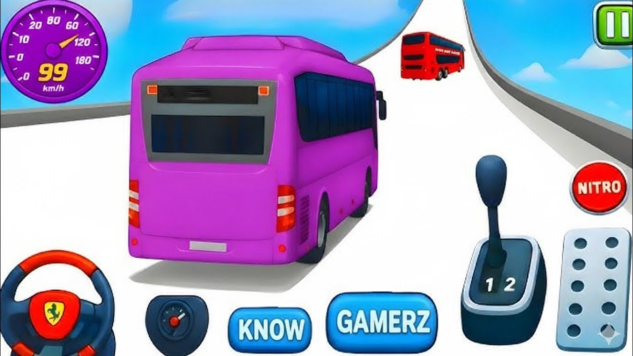 🚌🎄Gt Bus Stunt Impossible Driver -Ultimate  Bus Stunt Gt Racing - Android GamePlay💥