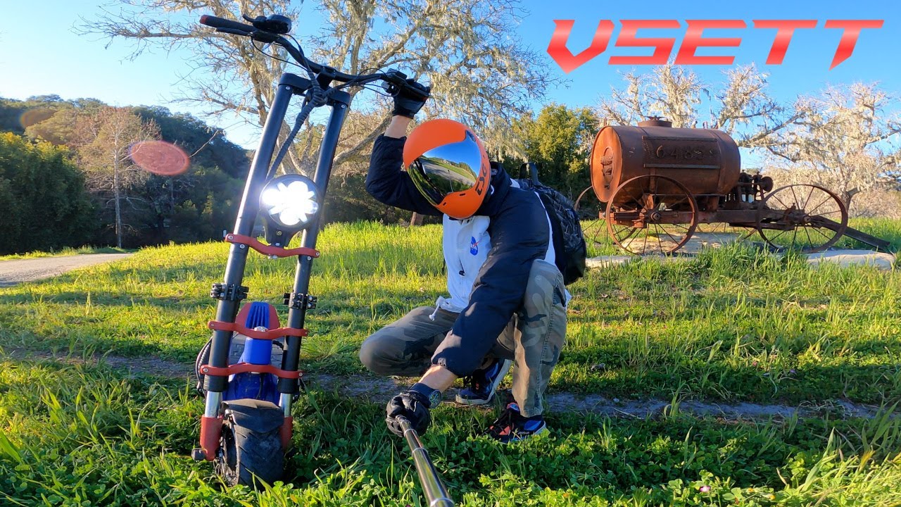 VSETT 11+ Electric Scooter on Peachy Canyon Road@Paso Robles CA| POV RAW Unedited ASMR Ride