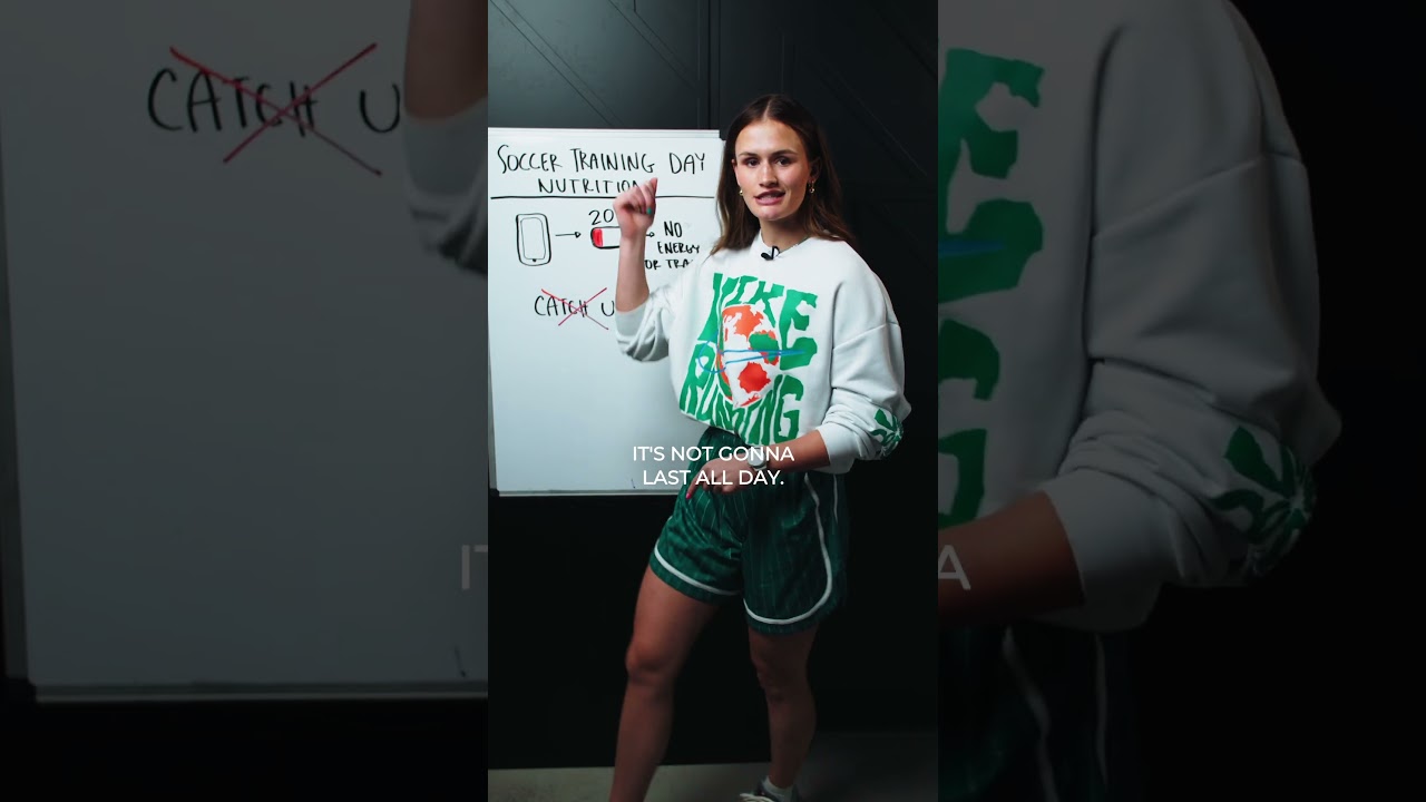 Soccer training day nutrition