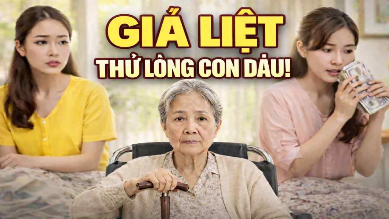 MẸ CHỒNG GIẢ VỜ BẠI LIỆT ĐỂ THỬ LÒNG 2 CON DÂU – CÁI KẾT KHIẾN CẢ GIA ĐÌNH SỮNG SỜ