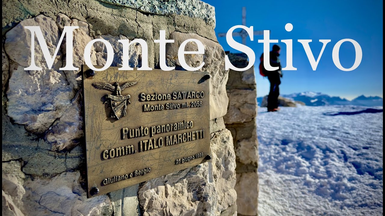 Monte Stivo - TN - Traccia GPX in descrizione.