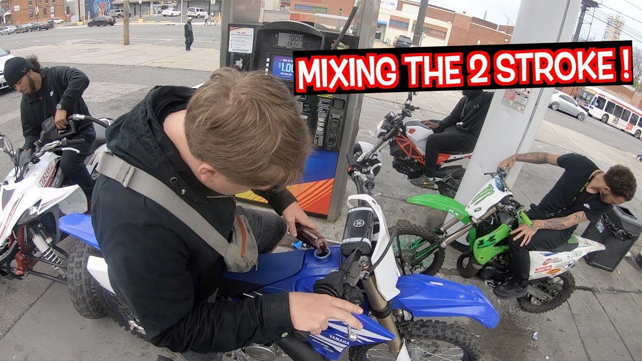 MIXING 2 STROKE ON A 2018 YZ125 ! | BRAAP VLOGS