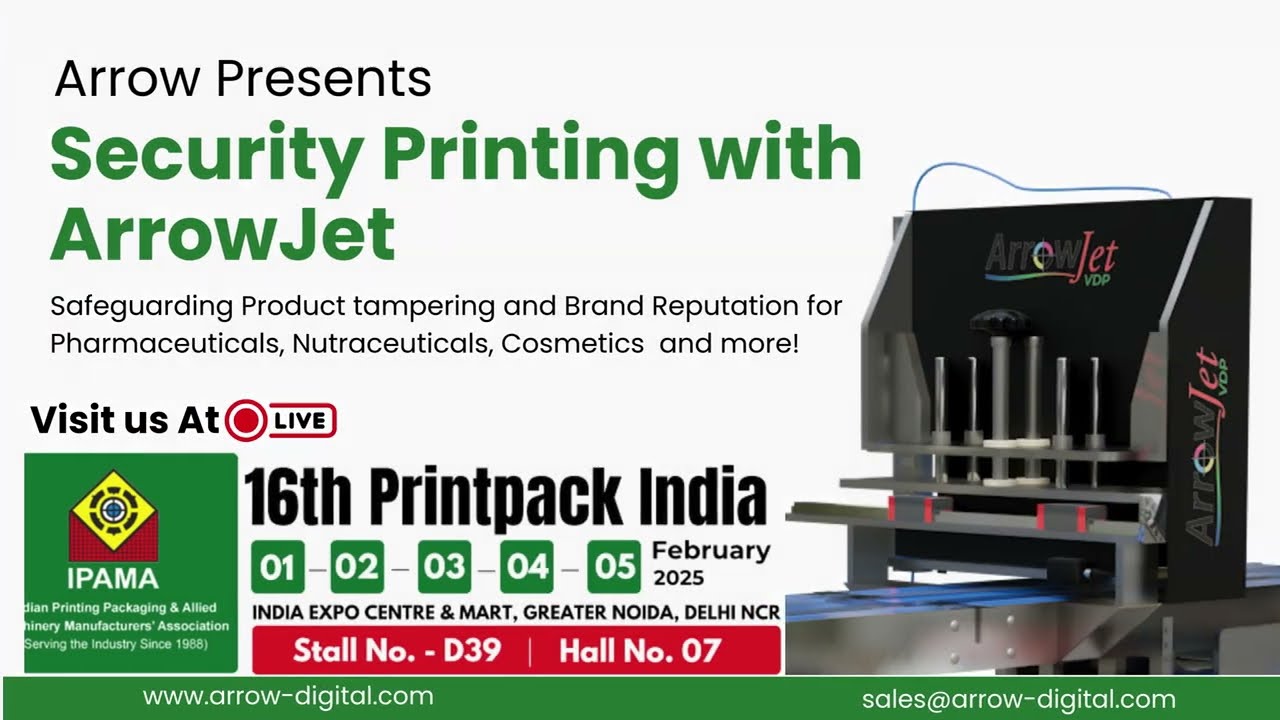 Security Printing with ArrowJet | Arrow Digital Pvt. Ltd.