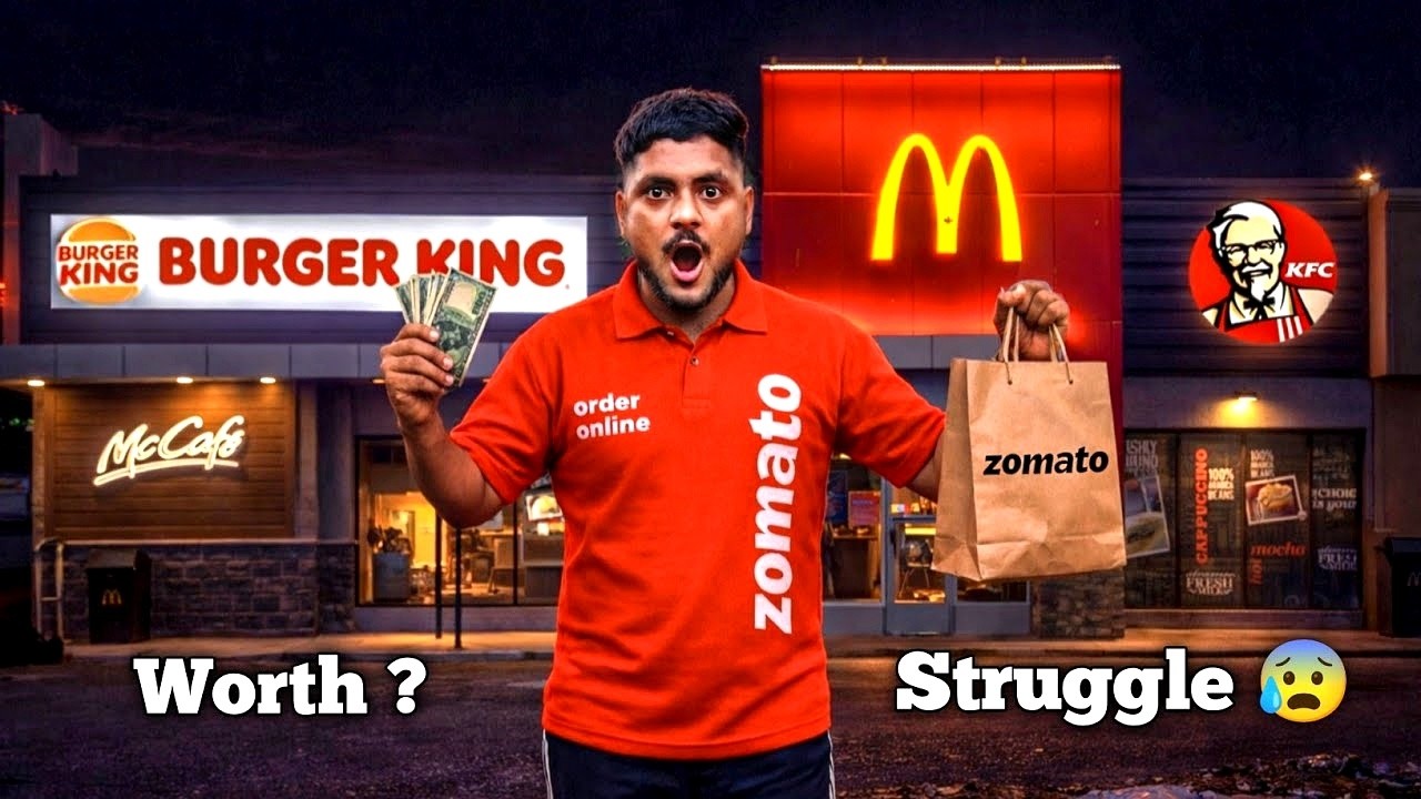 “A Zomato Delivery Boy Real Income + Struggles | One Night Reality Check”