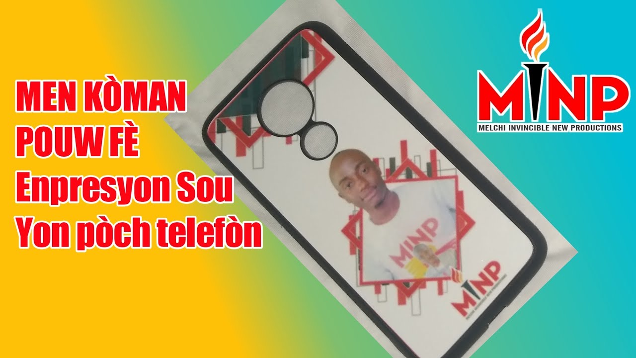 Men kòman pouw fè Yon enpresyon sou pòch telefòn /Impressions Coque de téléphone en sublimation