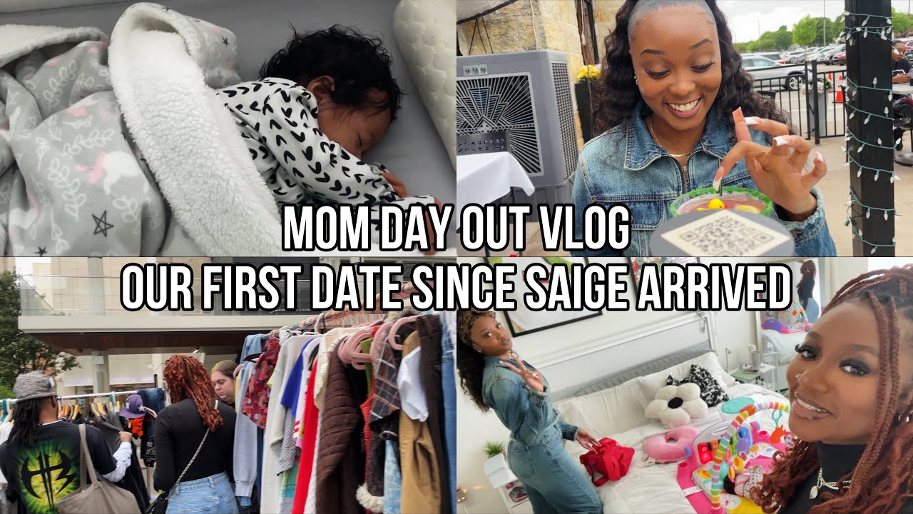 VLOG | MOMS DAY OUT: OUR FIRST DATE SINCE SAIGE'S ARRIVAL