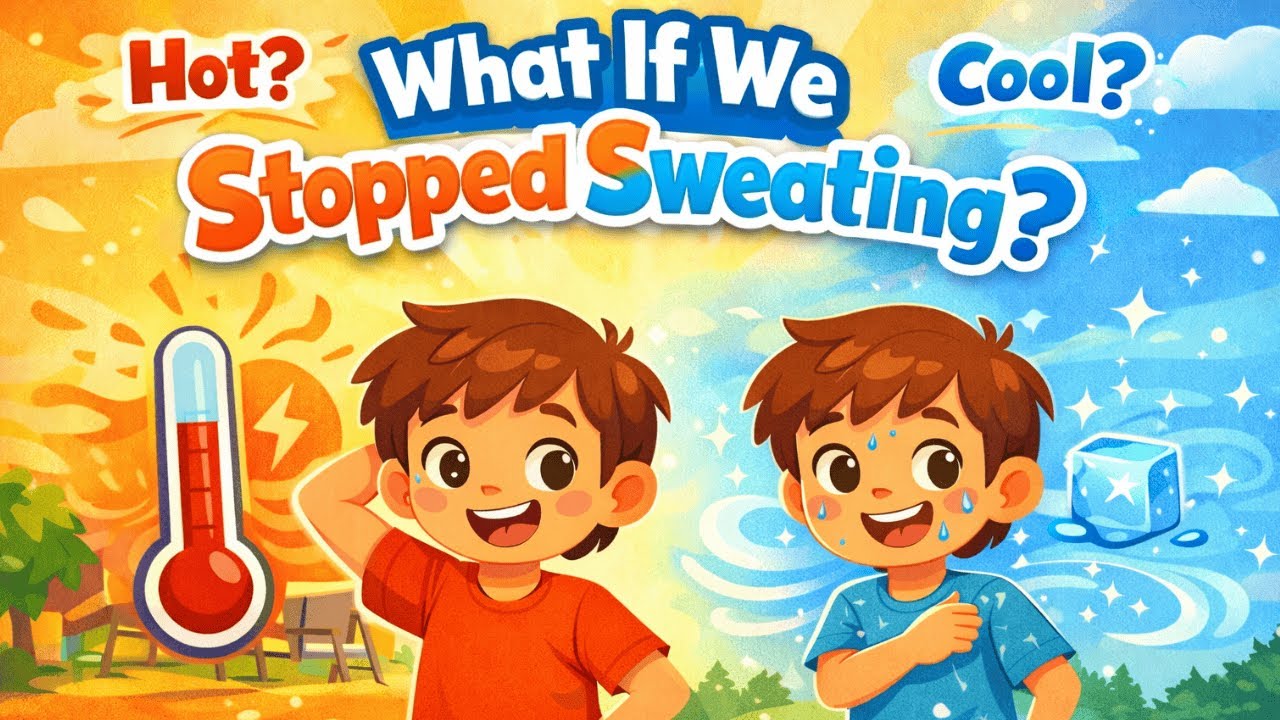What If We Stopped Sweating? 😲 | Fun Science for Kids | The Discovery Club #sweat #funscience