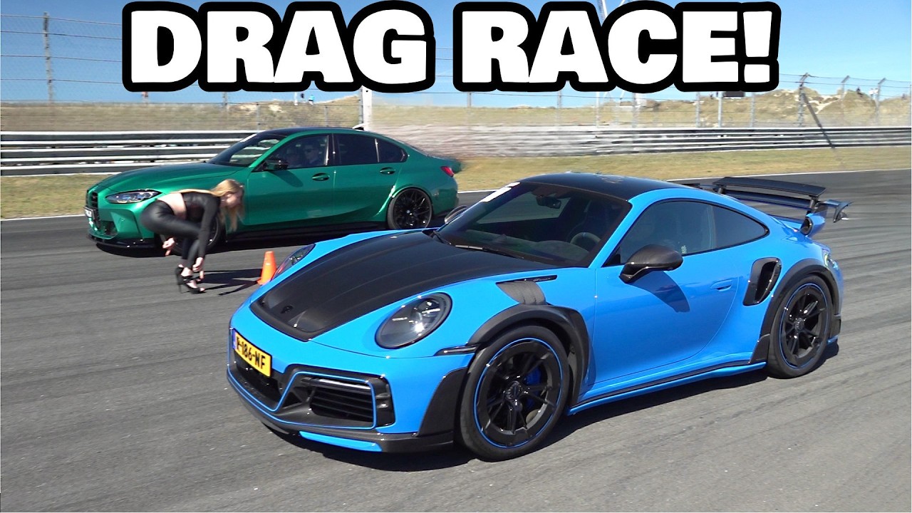 Modified Cars DRAG RACING! 800HP TechArt GTStreet R, 1200HP R8 TT, BRABUS E63S AMG, 992 GT3 RS