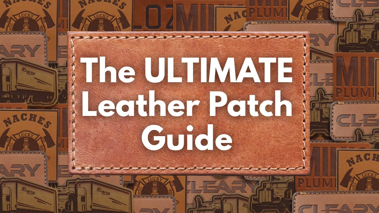 Ultimate Leather Patch Guide | Genuine vs. Faux, Shapes, Colors & Backing Options