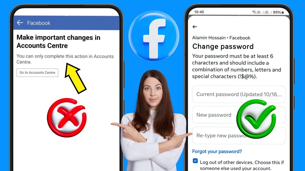 How to Fix Facebook Make important changes in Accounts Centre Problem