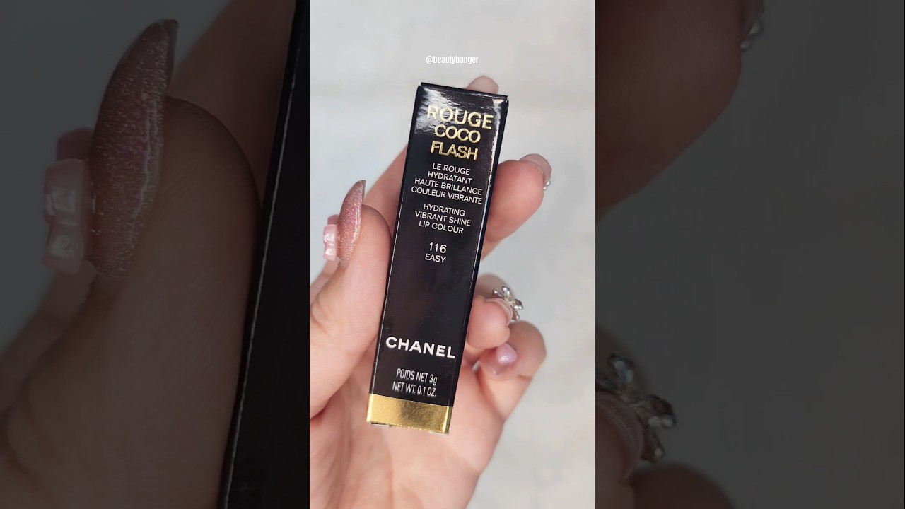 Chanel Hydrating Vibrant Shine Lip Colour - 116 Easy #chanelbeauty #chanelmakeup #lipstick #lipgloss