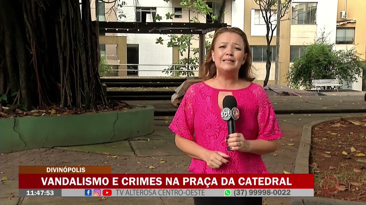 Divinópolis: Vandalismo e crimes na Praça da Catedral