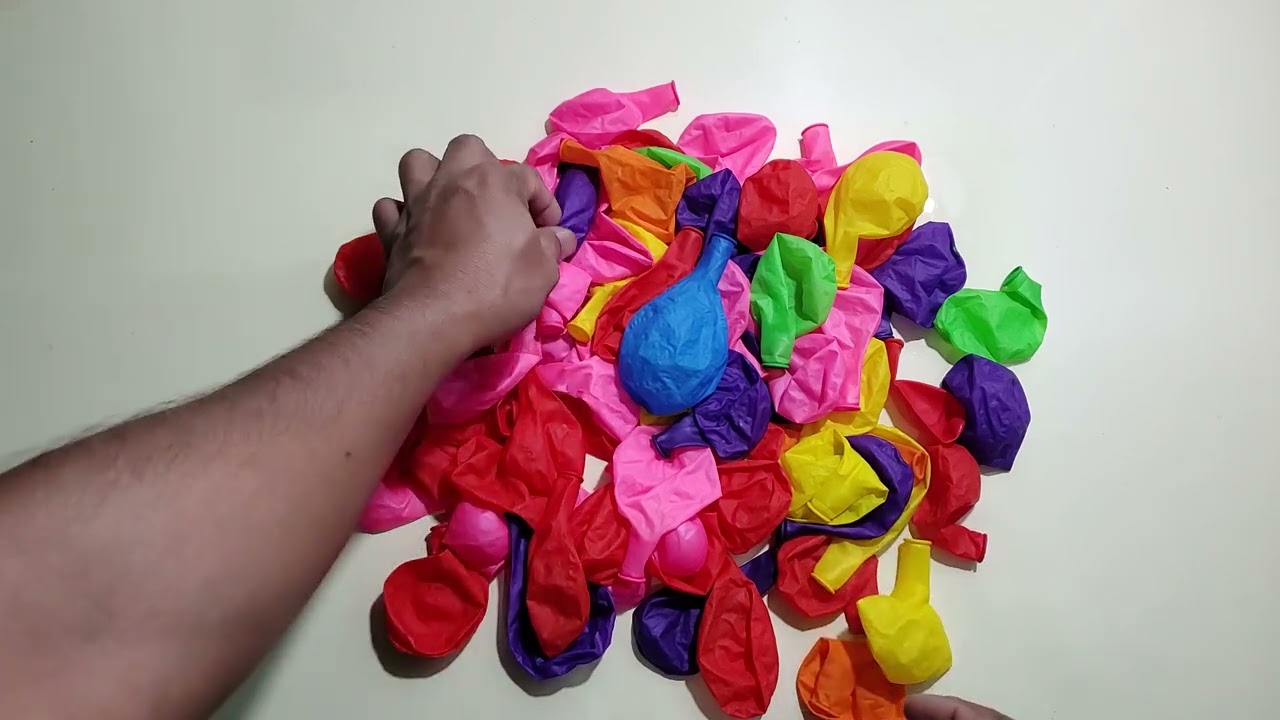 Colourful Balloon Pump & Pop - So Satisfying To Watch! 