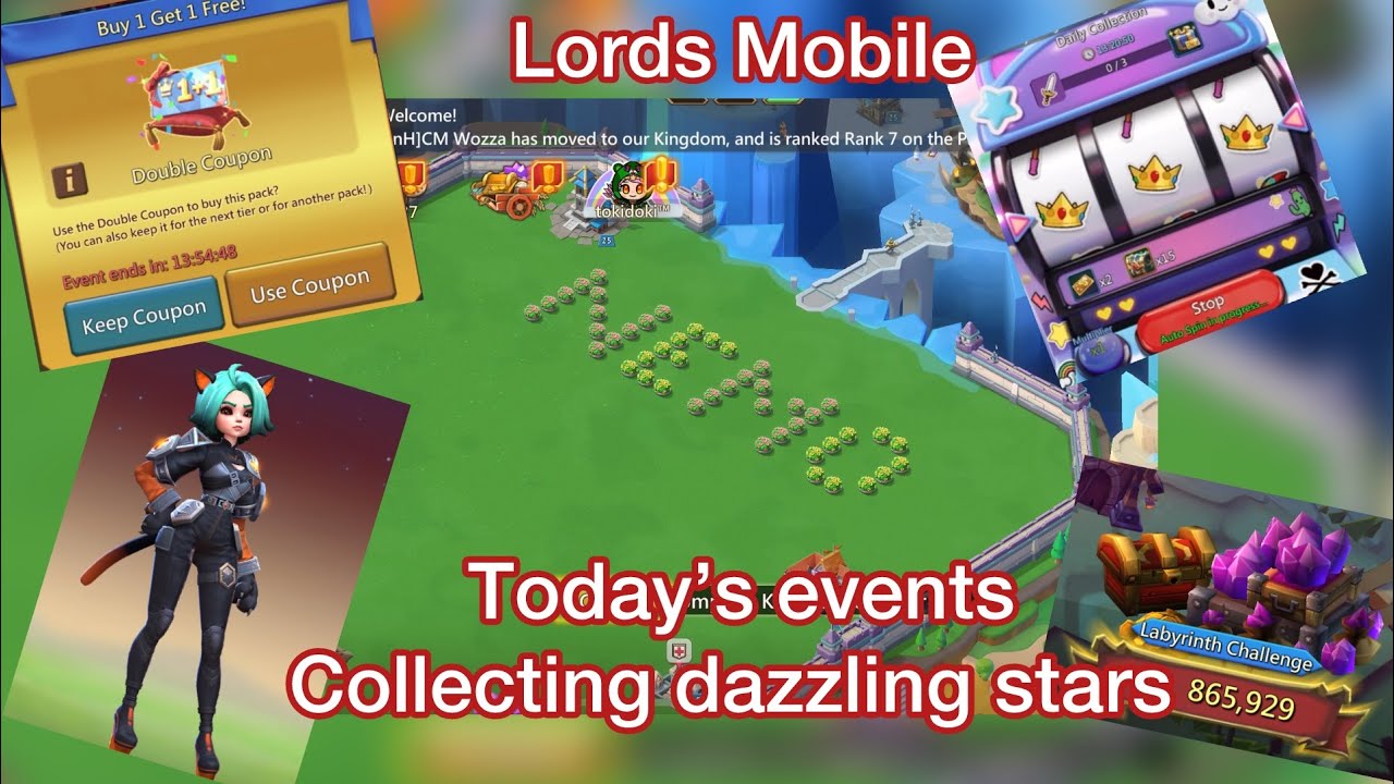 ⚔️ Lords Mobile ⚔️ What a great deal! Labyrinth challenge and other events # lordsmobile