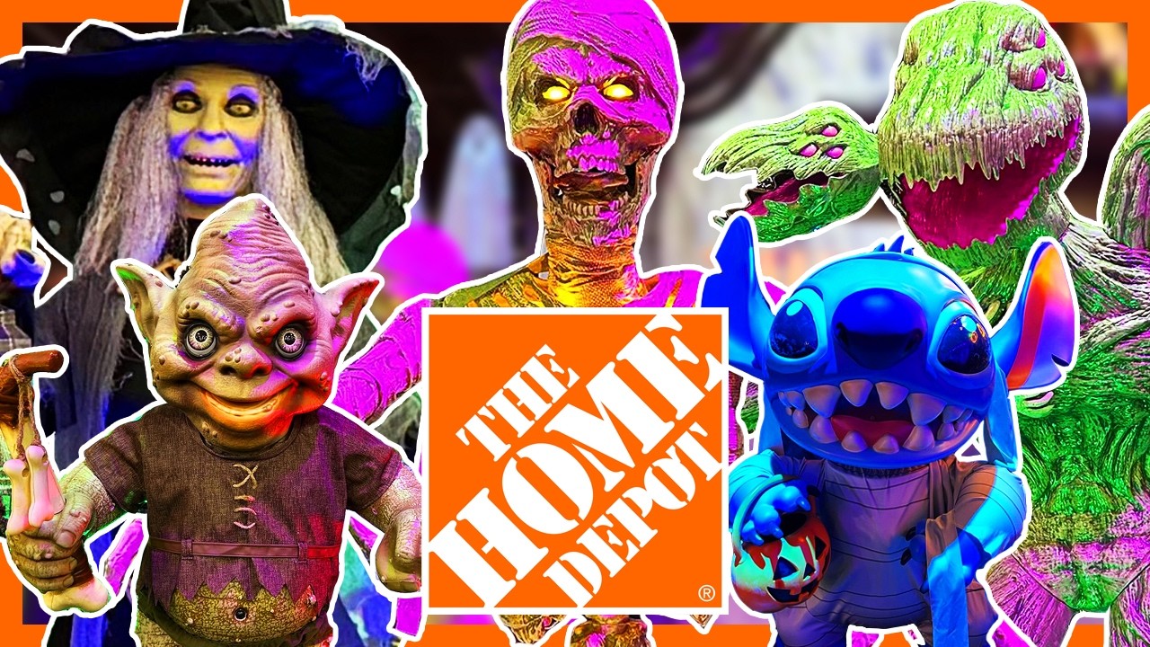 Представлены аниматроники Home Depot на Хэллоуин 2026! | Первый взгляд на совещании менеджеров