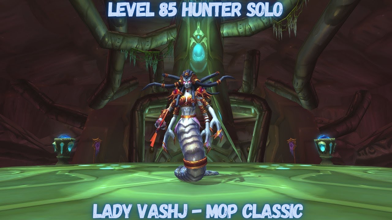Level 85 Hunter Solo Lady Vashj (Serpentshrine Cavern) - MoP Classic