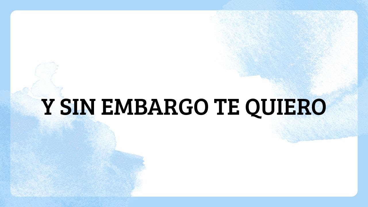 Toña La Negra - Y Sin Embargo Te Quiero [Letra]