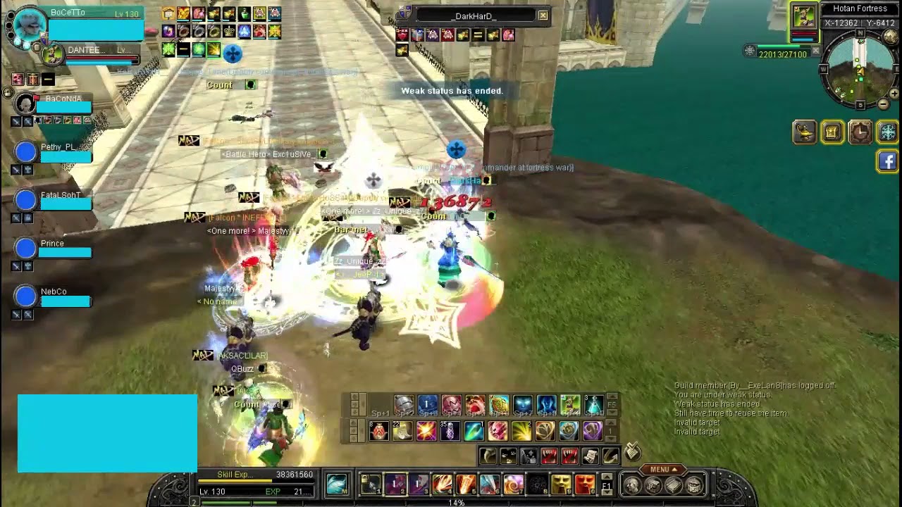 Silkroad Online Bellona Hotan 06.01.2018 Fortress War - [ Falcon ]