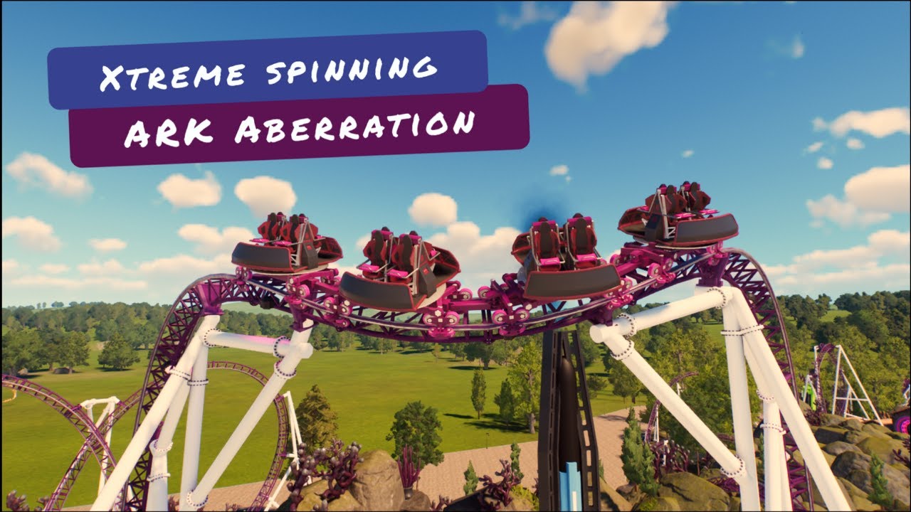 ARK Aberration Roller Coaster | Mack Xtreme spinning Coaster | Planet Coaster 2
