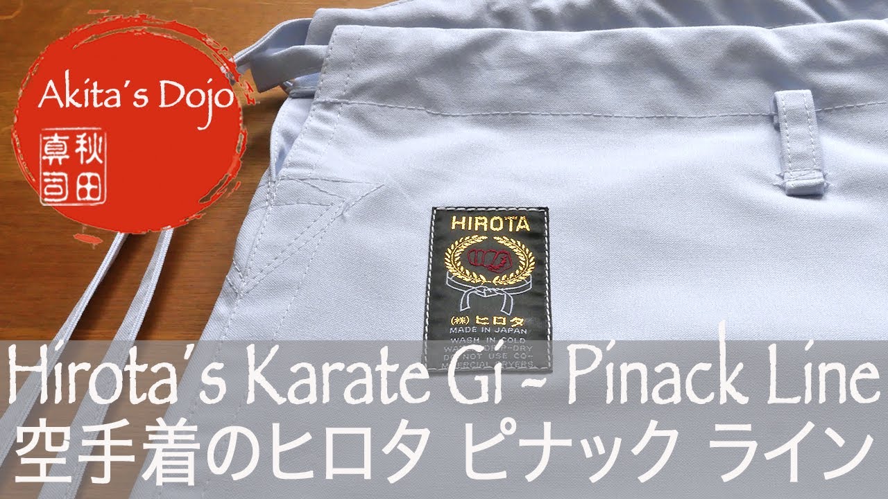 HIROTA´S KARATE GI – Pinack Kumite and Pinack Kata. DŌGI MADE IN JAPAN (Video)