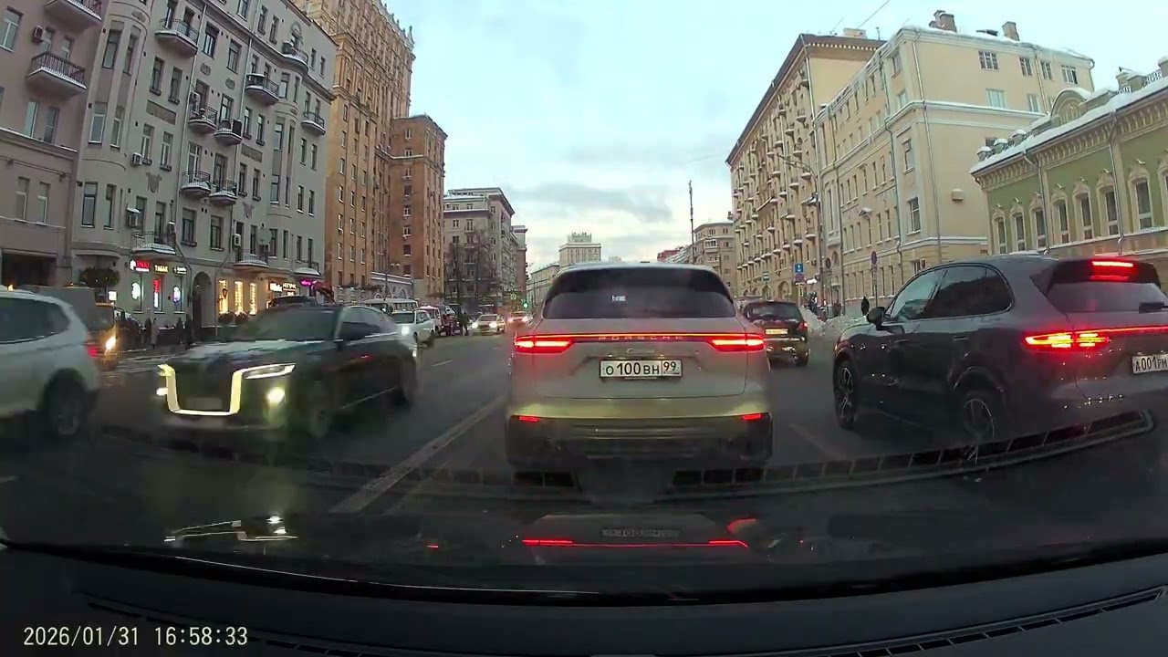 31.01.2026. Щелково - Москва - Щелково по Ярославке