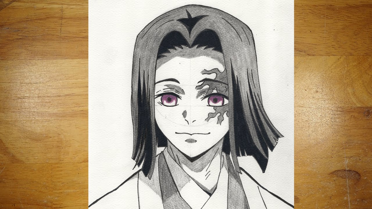 Anime Drawing | How to Draw Kagaya Ubuyashiki | Demon Slayer Season 2
