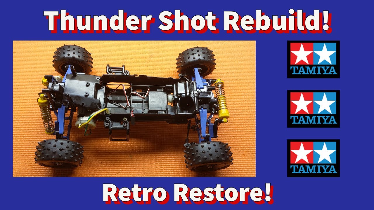 Vintage Tamiya Thunder Shot Rebuild Part - 2 (Tamiya Kit 58067) What is it worth now???