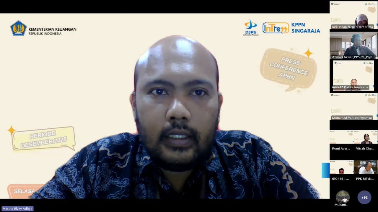 Press Conference APBN Periode Desember 2025
